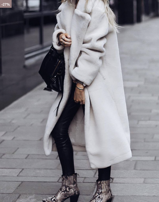 Manteau D’Hiver Long avec Col Montant Et Fermeture Boutonnée pour Femme | Idéal pour La Saison Froide