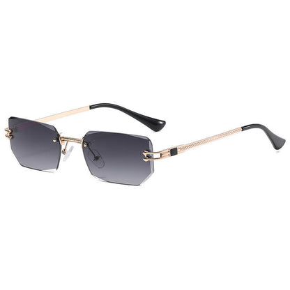 Lunettes de Soleil Sans Monture Avec Verres Dégradés Pour Femme | Idéales Pour Un Usage Quotidien