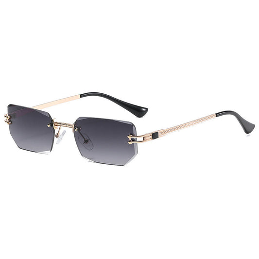 Lunettes de Soleil Sans Monture Avec Verres Dégradés Pour Femme | Idéales Pour Un Usage Quotidien