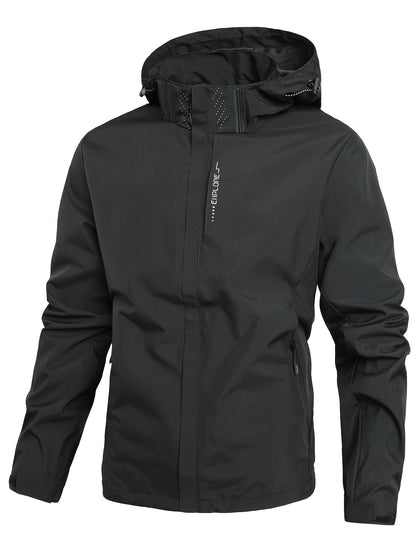 Veste Légère avec Poches Fonctionnelles et Fermeture Zippée pour Hommes | Idéale pour Activités de Plein Air et Quotidien