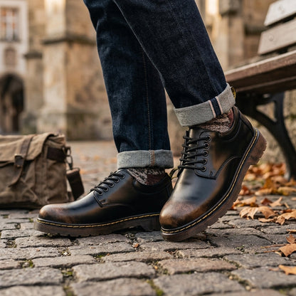 Chaussures derby à lacets pour hommes