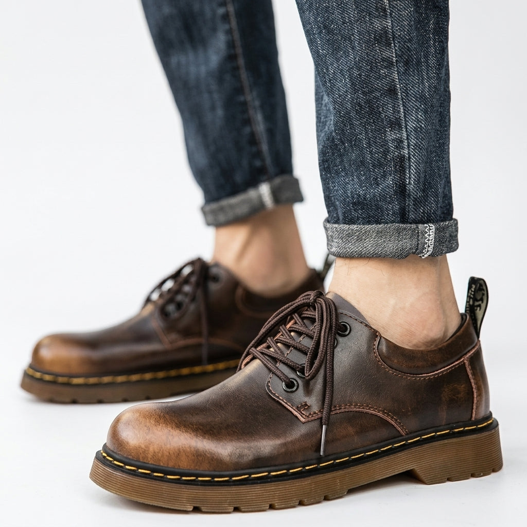 Chaussures derby à lacets pour hommes