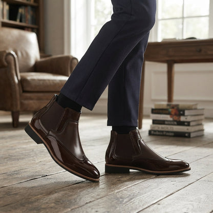 Chaussures montantes à élastiques pour hommes