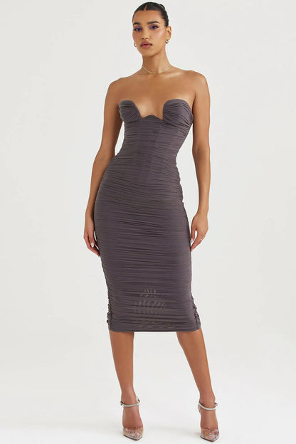 Robe Longue Sans Bretelles pour Femme | Idéale pour les Soirées et Occasions Formelles