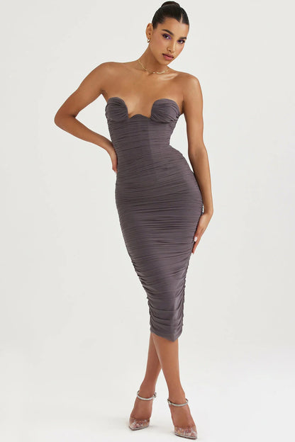 Robe Longue Sans Bretelles pour Femme | Idéale pour les Soirées et Occasions Formelles