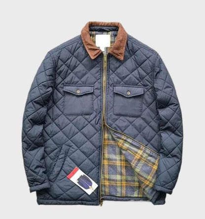 Veste Matelassée Avec Motif Losanges Pour Hommes | Idéale Pour Un Usage Quotidien