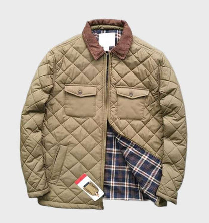 Veste Matelassée Avec Motif Losanges Pour Hommes | Idéale Pour Un Usage Quotidien