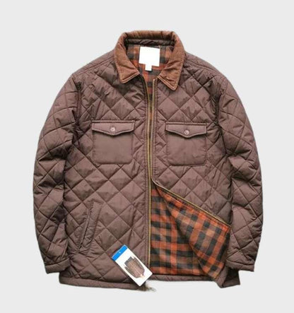 Veste Matelassée Avec Motif Losanges Pour Hommes | Idéale Pour Un Usage Quotidien