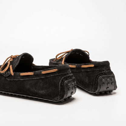 Mocassin à détail noué et bout rond pour homme | Idéal pour l’automne