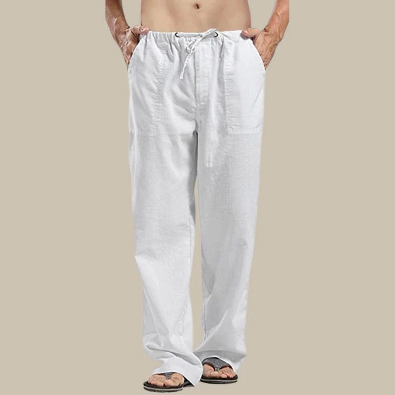 Pantalon d'Été à Taille Élastique avec Coupe Ample pour Femme | Idéal pour les Journées Chaudes