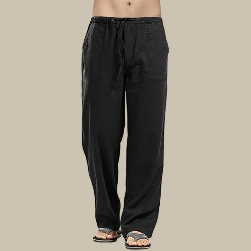Pantalon d'Été à Taille Élastique avec Coupe Ample pour Femme | Idéal pour les Journées Chaudes