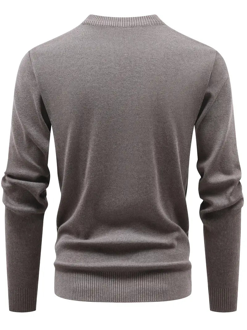 Pull À Quart De Fermeture Avec Col Rond Pour Hommes | Idéal Pour Un Usage Quotidien