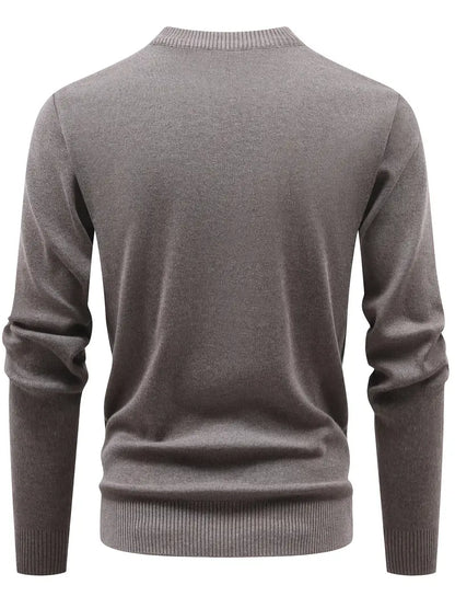 Pull À Quart De Fermeture Avec Col Rond Pour Hommes | Idéal Pour Un Usage Quotidien