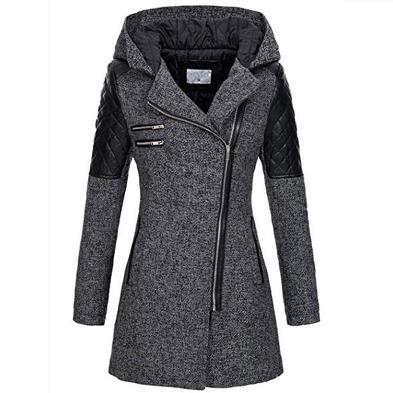 Manteau Long avec Design Uni pour Femme | Idéal pour l’Automne et l’Hiver