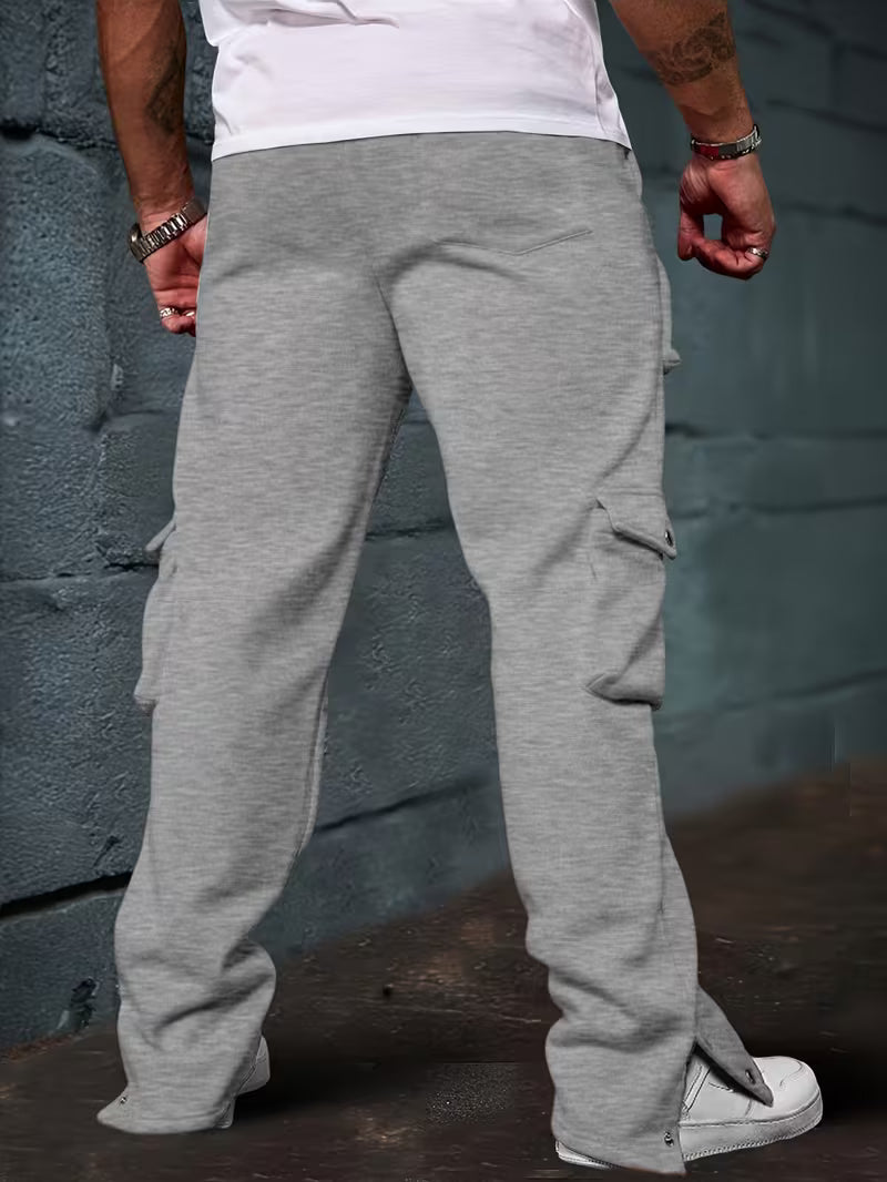 Pantalon Jogger Cargo Avec Taille Élastique Et Poches Multiples Pour Hommes | Idéal Pour Les Tenues Décontractées