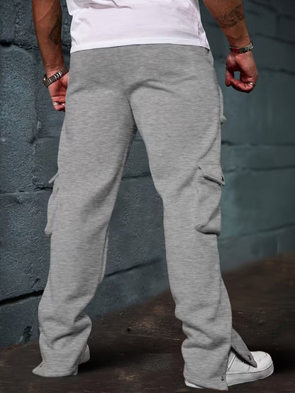 Pantalon Jogger Cargo Avec Taille Élastique Et Poches Multiples Pour Hommes | Idéal Pour Les Tenues Décontractées