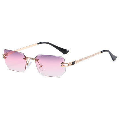 Lunettes de Soleil Sans Monture Avec Verres Dégradés Pour Femme | Idéales Pour Un Usage Quotidien