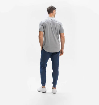 Pantalon Fonctionnel avec Coupe Ajustée Et Taille Élastique pour Homme | Idéal pour Les Activités Quotidiennes