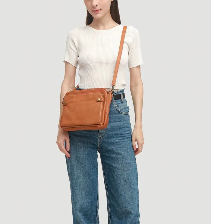 Sac Bandoulière avec Compartiments Multiples pour Femme | Idéal pour les Déplacements Quotidiens