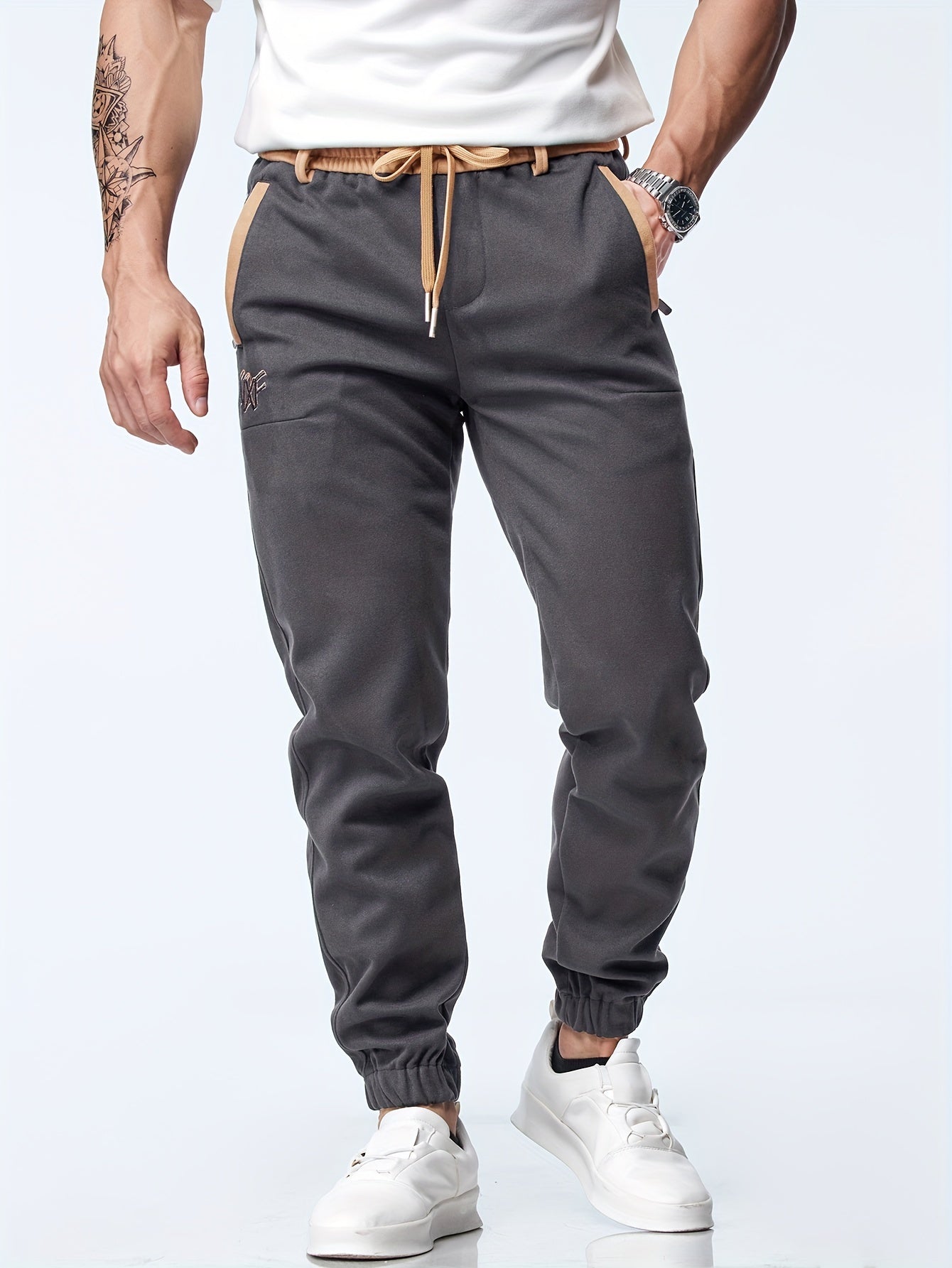 Pantalon à Chevilles Élastiques pour Homme | Idéal pour le Quotidien et les Loisirs