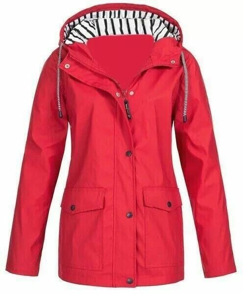 Imperméable Long avec Capuche pour Femme | Idéal pour les Activités en Plein Air