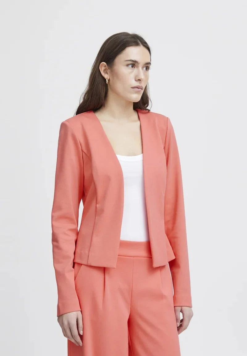 Veste-Cardigan Structuré à Manches Longues pour Femme | Idéale pour le Bureau ou les Occasions Quotidiennes