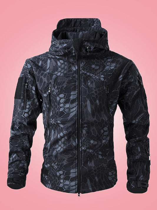 Coupe-Vent Camouflage à Capuche pour Hommes | Idéal pour l’Hiver