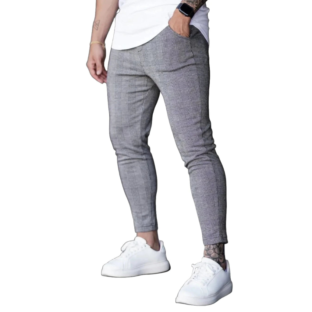 Pantalon Classique à Coupe Ajustée pour Homme | Idéal pour Les Occasions Décontractées et Formelles