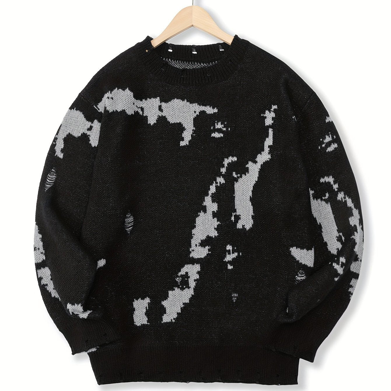 Pull-Over Homme à Texture Structurée pour Usage Quotidien | Idéal pour la Mi-Saison