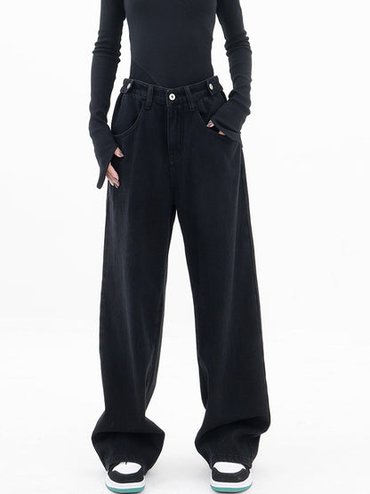 Pantalon Large Oversize Avec Taille Haute Pour Femme | Idéal Pour Tenues Quotidiennes