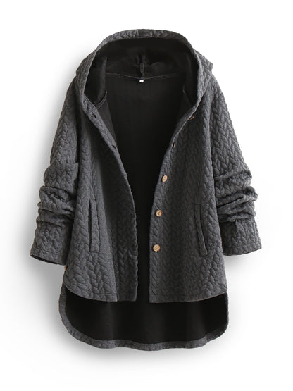 Manteau Long d’Hiver avec Capuche pour Femme | Idéal pour la Saison Froide
