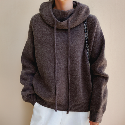 Pull À Col Roulé avec Coupe Classique pour Femme | Idéal pour La Mi-Saison Et L’Hiver