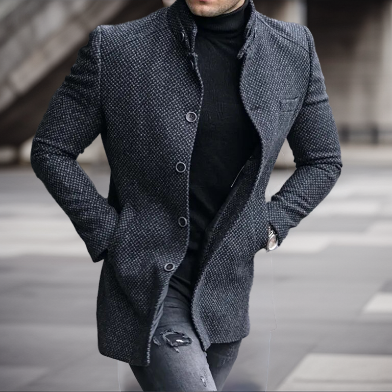Veste À Coupe Ajustée Avec Structure Légère Pour Hommes | Idéale Pour Bureau Et Sorties