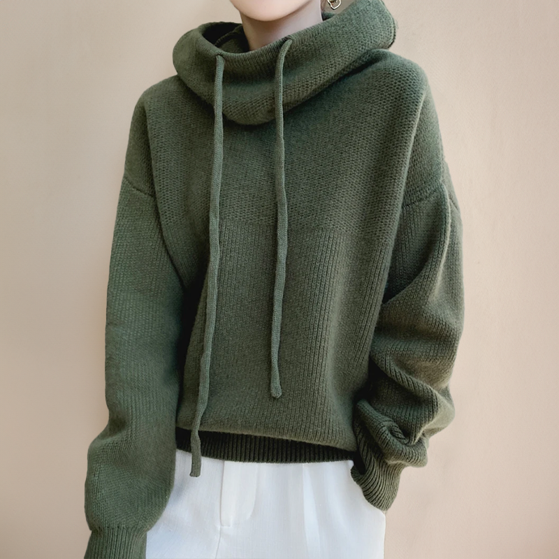 Pull À Col Roulé avec Coupe Classique pour Femme | Idéal pour La Mi-Saison Et L’Hiver