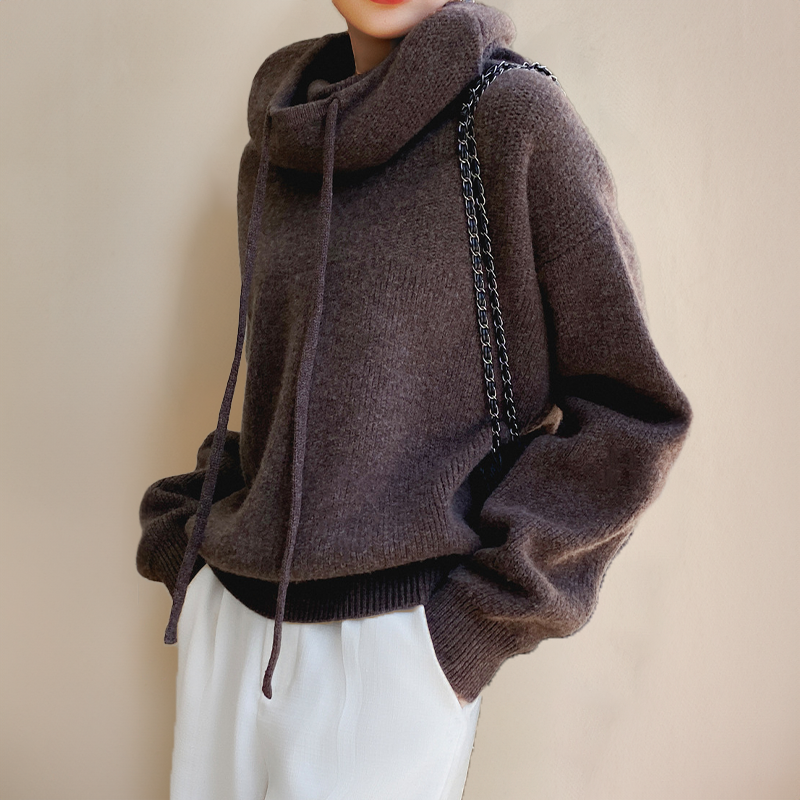 Pull À Col Roulé avec Coupe Classique pour Femme | Idéal pour La Mi-Saison Et L’Hiver