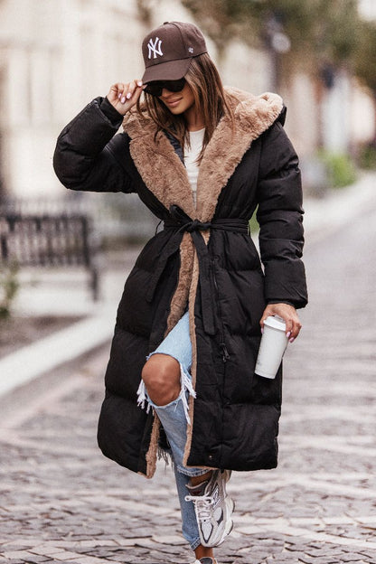 Veste D’Hiver Longue pour Femme | Idéale pour Temps Froid