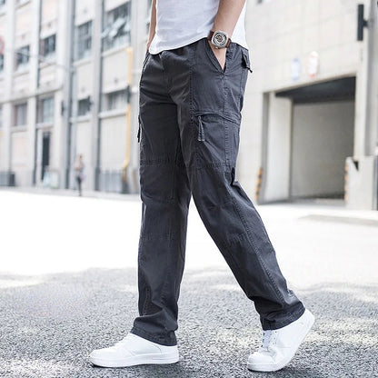 Pantalon Droit Avec Poches Fonctionnelles Pour Homme | Idéal Pour Le Quotidien Et Les Activités Décontractées