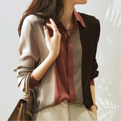Blouse Avec Coupe Droite Et Design Épuré Pour Femme | Idéale Pour Usage Quotidien