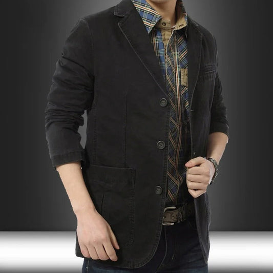 Blazer Casual Avec Coupe Ajustée Pour Homme | Idéal Pour Le Bureau Et Les Occasions Smart-Casual