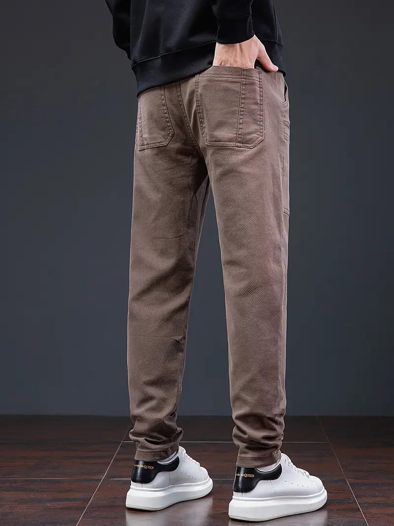 Pantalon De Jogging Avec Taille À Cordon Pour Homme | Idéal Pour Usage Quotidien Et Activités