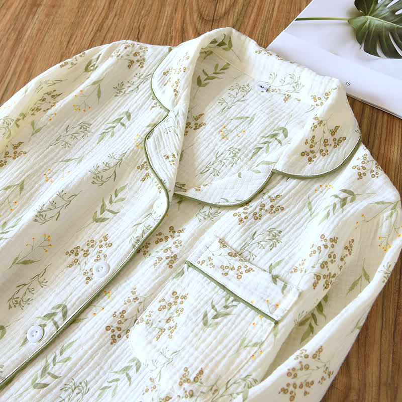 Ensemble Pyjama avec Fermeture à Boutons pour Adulte | Idéal pour la Maison et le Sommeil