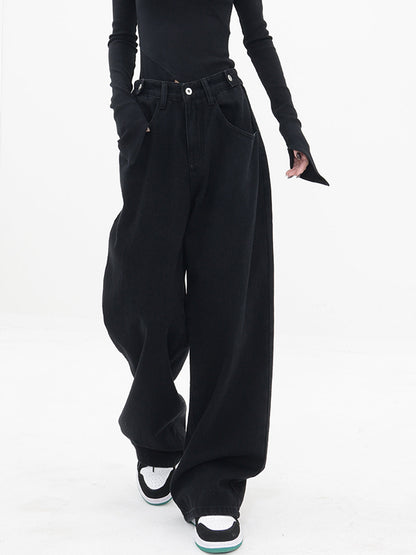 Pantalon Large Oversize Avec Taille Haute Pour Femme | Idéal Pour Tenues Quotidiennes