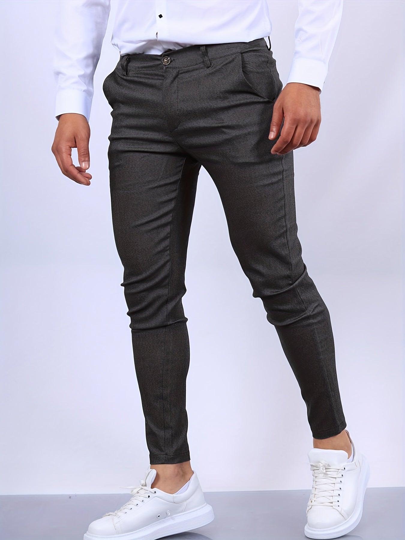 Pantalon À Coupe Slim Pour Homme | Idéal Pour Usage Professionnel