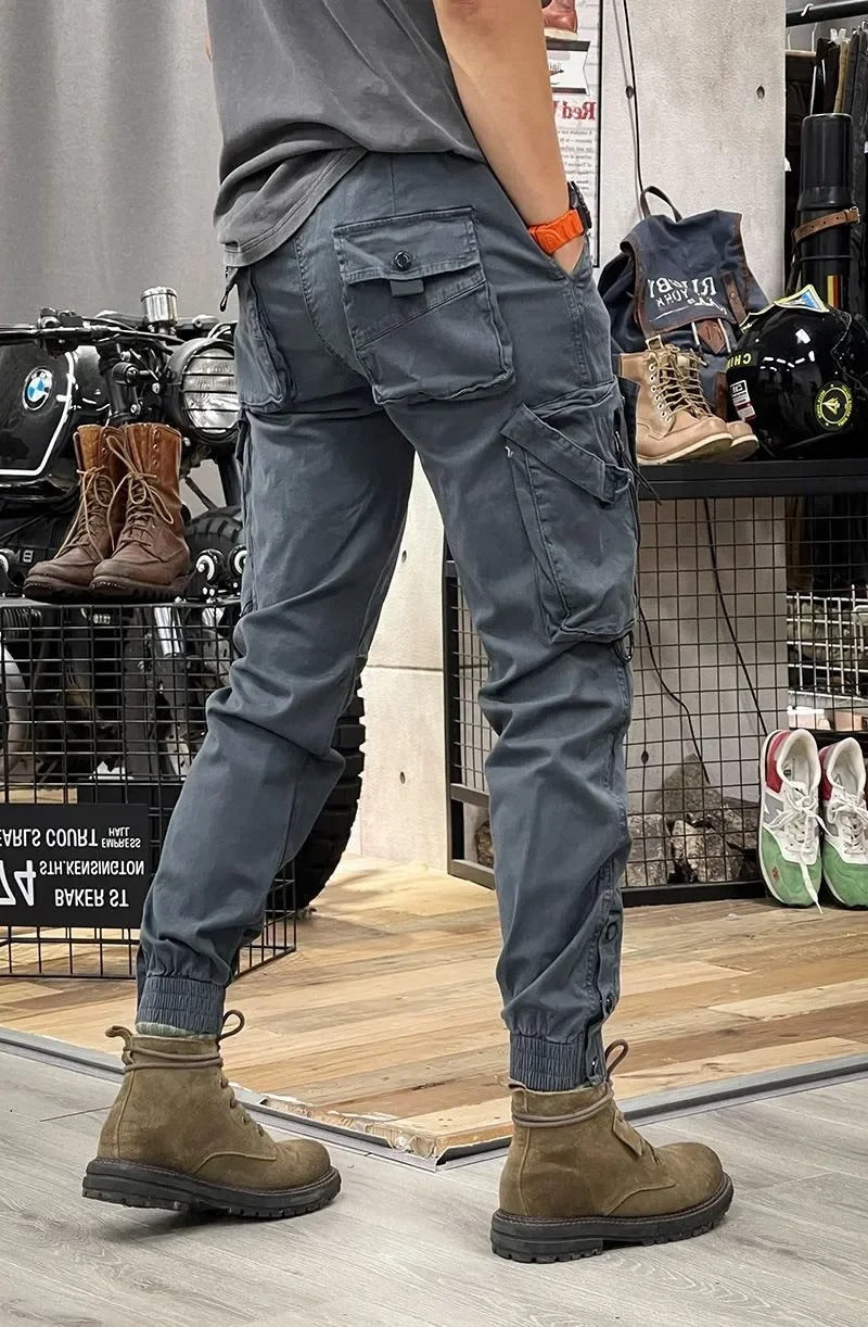 Pantalon Cargo Avec Taille Élastique Et Poches Multiples Pour Hommes | Idéal Pour Les Activités Quotidiennes