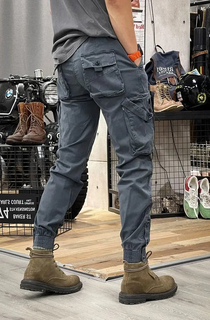 Pantalon Cargo Avec Taille Élastique Et Poches Multiples Pour Hommes | Idéal Pour Les Activités Quotidiennes