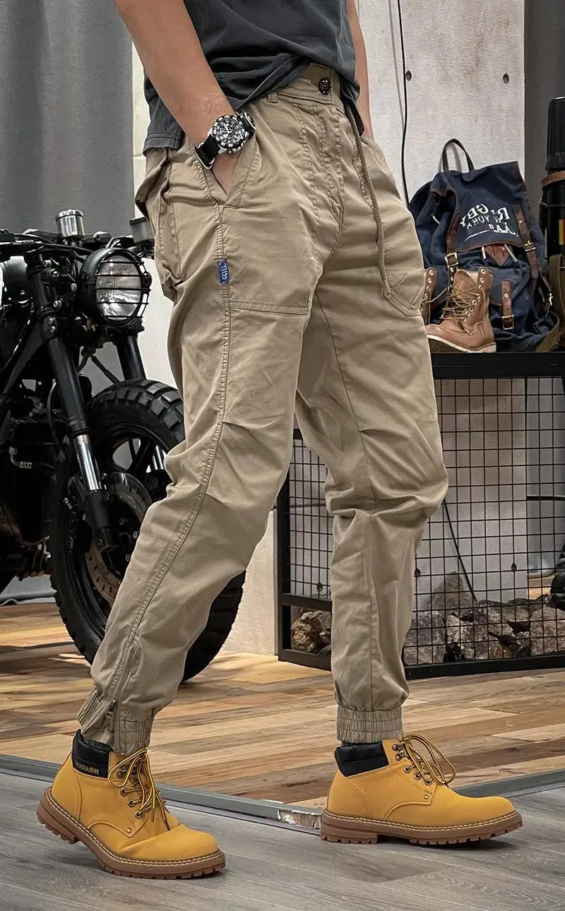 Pantalon Cargo Avec Taille Élastique Et Poches Multiples Pour Hommes | Idéal Pour Les Activités Quotidiennes