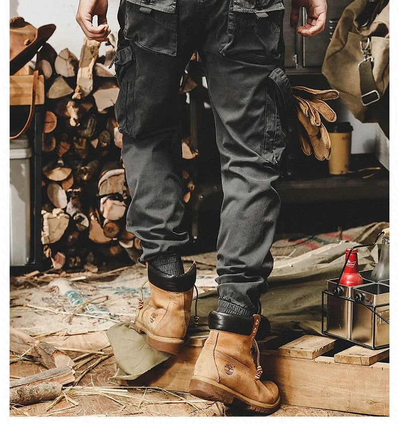 Pantalon Cargo Avec Taille Élastique Et Poches Multiples Pour Hommes | Idéal Pour Les Activités Quotidiennes