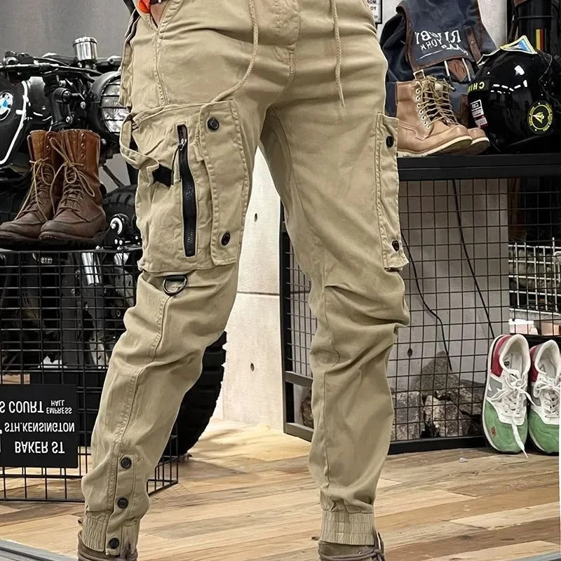 Pantalon Cargo Avec Taille Élastique Et Poches Multiples Pour Hommes | Idéal Pour Les Activités Quotidiennes