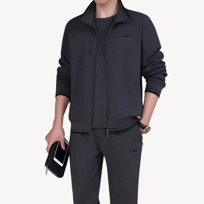 Ensemble De Survêtement Zippé pour Homme avec Taille Ajustable | Idéal pour Les Loisirs Et Le Sport