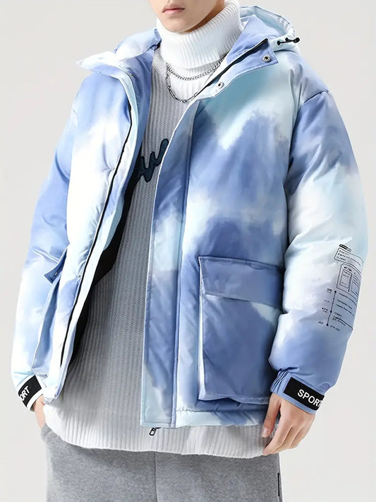 Veste À Fermeture Zippée avec Motif Dégradé pour Homme | Idéale pour Le Quotidien